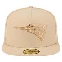 Casquette ajustée New Era 59FIFTY beige clair England Patriots Color Pack pour homme