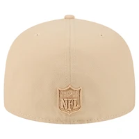Casquette ajustée New Era 59FIFTY beige clair England Patriots Color Pack pour homme
