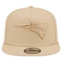 Casquette snapback A-Frame 9FIFTY beige clair New Era pour homme, coloris New England Patriots