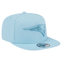 Casquette snapback New Era bleu clair New England Patriots Color Pack A-Frame 9FIFTY pour homme