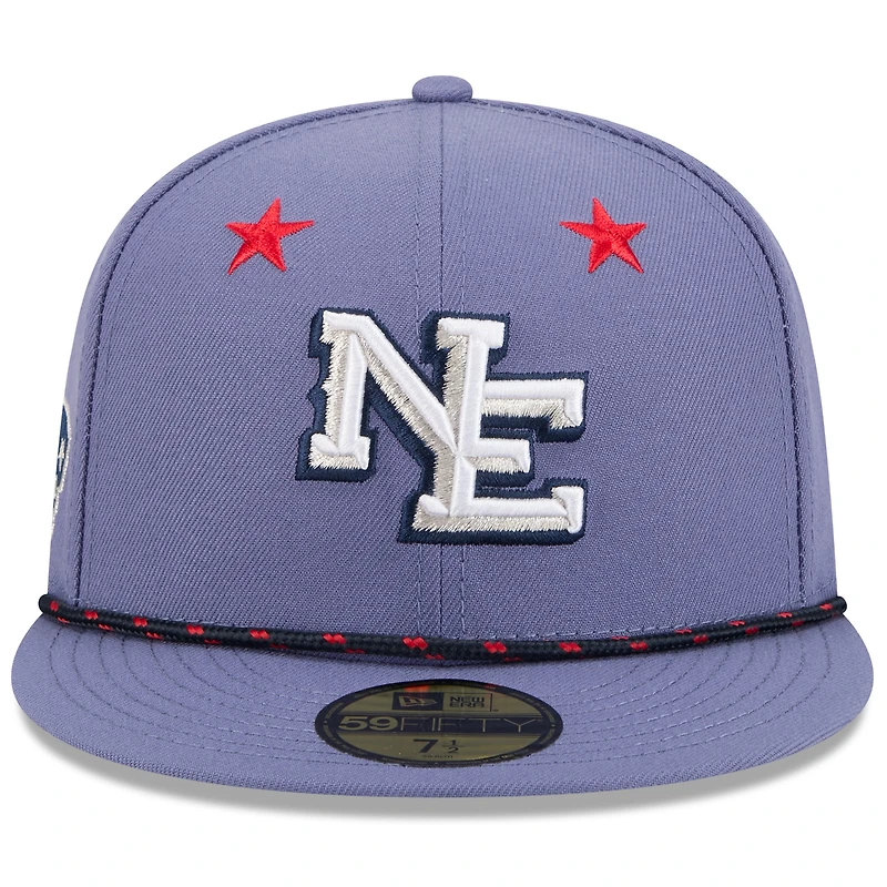 Casquette ajustée 59FIFTY pour homme New Era Meadow Blue England Patriots Collection 2025 Rivalries