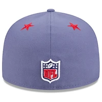 Men's New Era  Meadow Blue England Patriots 2025 Rivalries Collection Sideline Rope 59FIFTY Fitted Hat