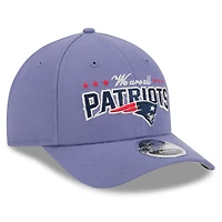 Casquette ajustable New Era Meadow Blue New England Patriots 2025 Rivalries Collection Team 9FORTY M-Crown pour homme