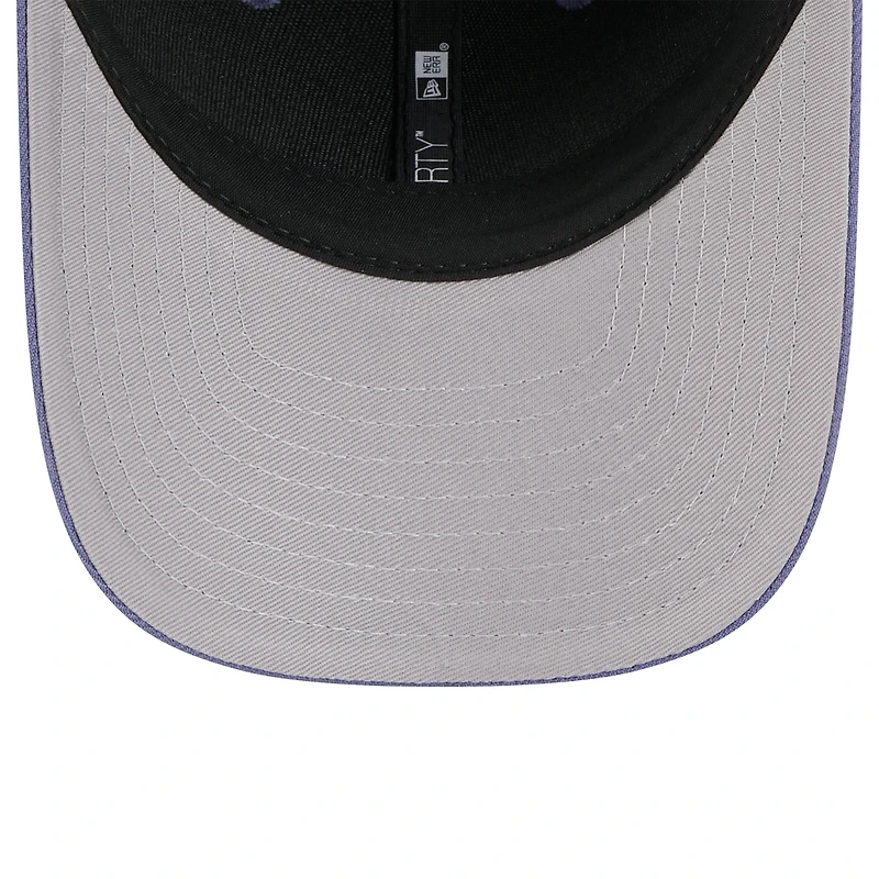 Casquette ajustable New Era Meadow Blue New England Patriots 2025 Rivalries Collection Team 9FORTY M-Crown pour homme