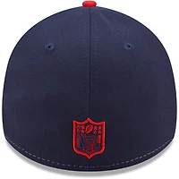 New Era bleu marine/rouge England Patriots Surge 39THIRTY pour homme - Casquette flex