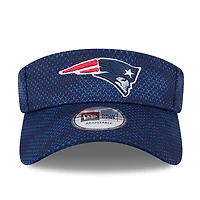 Visière de touche New Era pour hommes, bleu marine, New England Patriots 2024