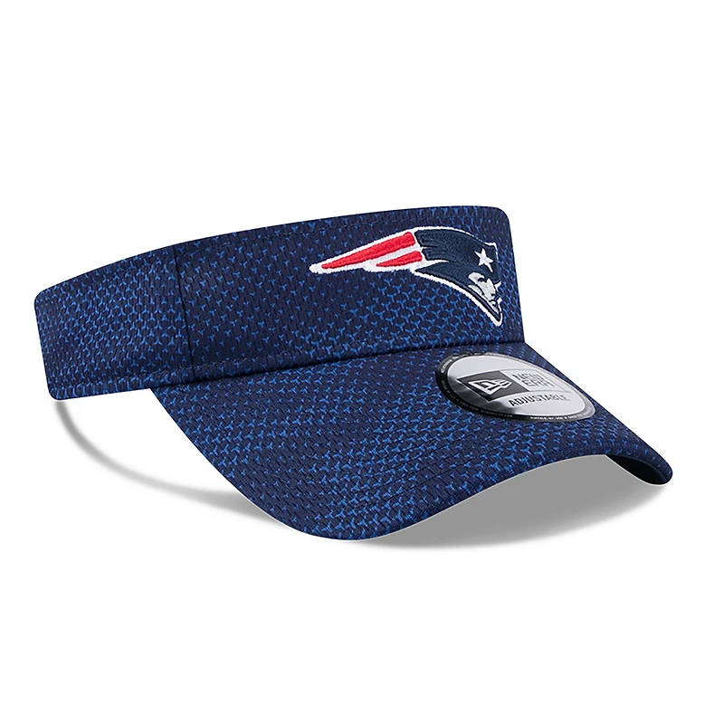 Visière de touche New Era pour hommes, bleu marine, New England Patriots 2024
