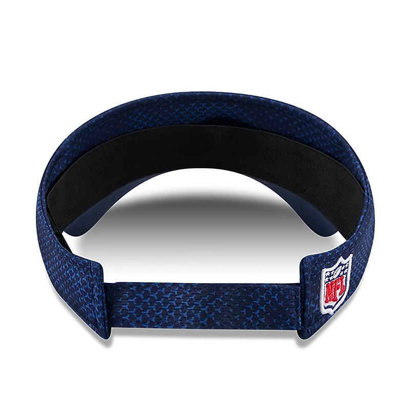 Visière de touche New Era pour hommes, bleu marine, New England Patriots 2024