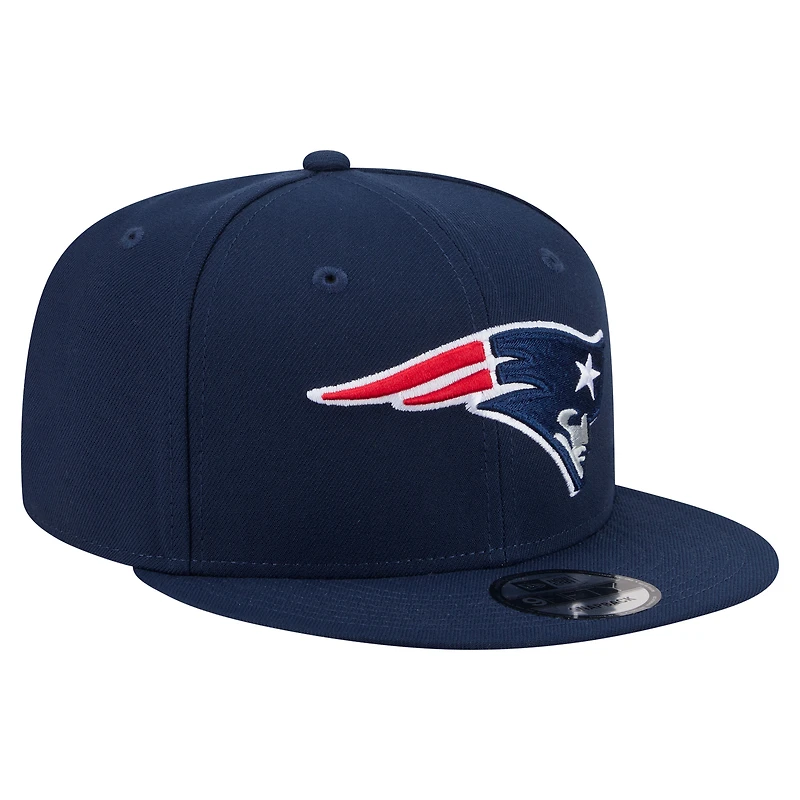 Men's New Era  Navy New England Patriots 9FIFTY Snapback Hat