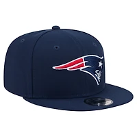 Men's New Era  Navy New England Patriots 9FIFTY Snapback Hat
