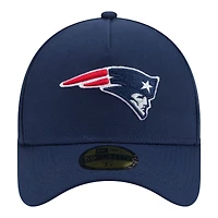 Men's New Era  Navy England Patriots A-Frame 59FORTY Fitted Hat