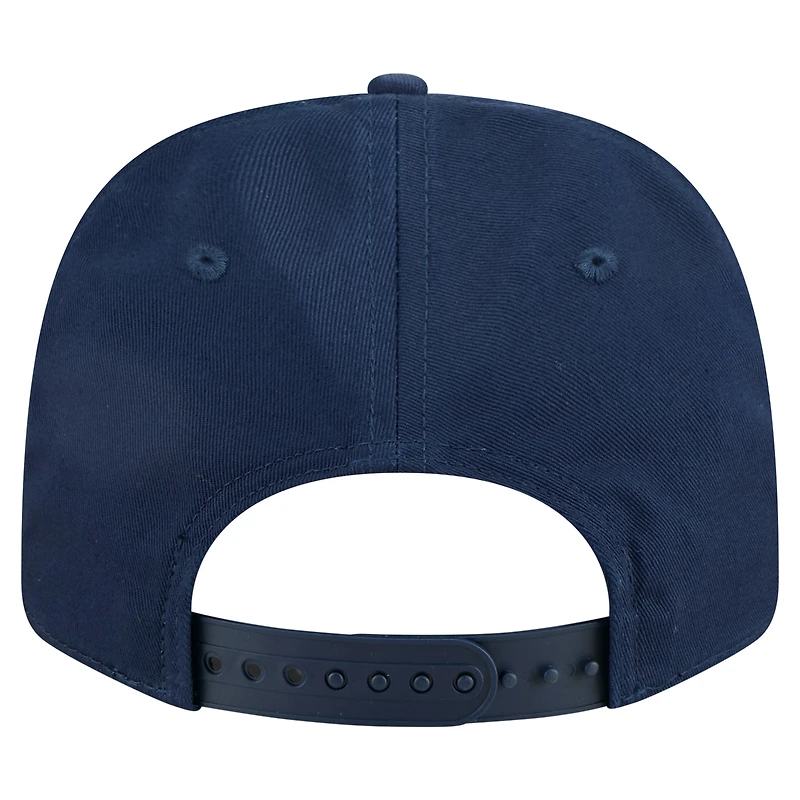 Casquette extensible à pression New Era bleu marine New England Patriots Chant 9SEVENTY pour homme