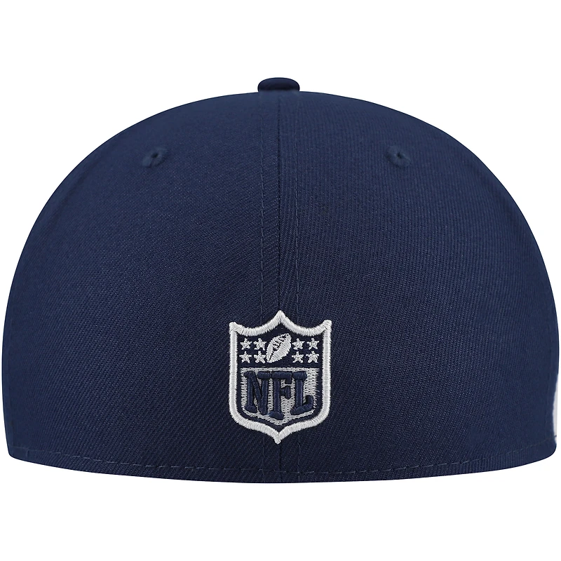 Casquette ajustée 59FIFTY à carreaux New Era England Patriots pour hommes, bleu marine