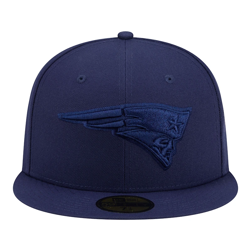Men's New Era Navy England Patriots Color Pack 59FIFTY Fitted Hat