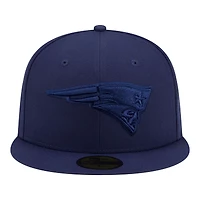 Men's New Era  Navy England Patriots Color Pack 59FIFTY Fitted Hat