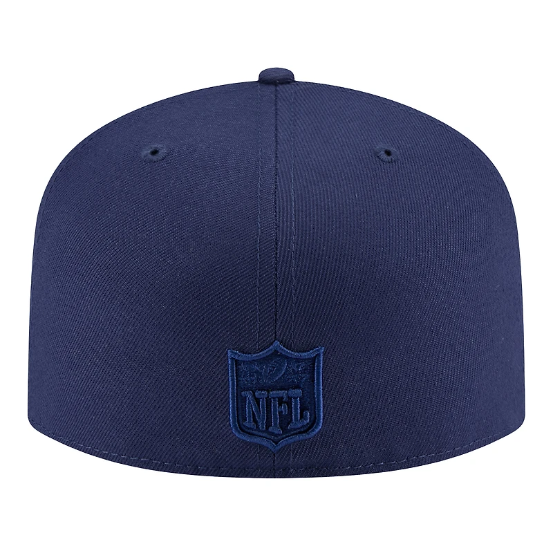 Casquette ajustée New Era 59FIFTY bleu marine England Patriots Color Pack pour homme