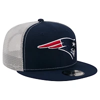 Casquette trucker snapback New Era 9FIFTY Core Team bleu marine pour homme