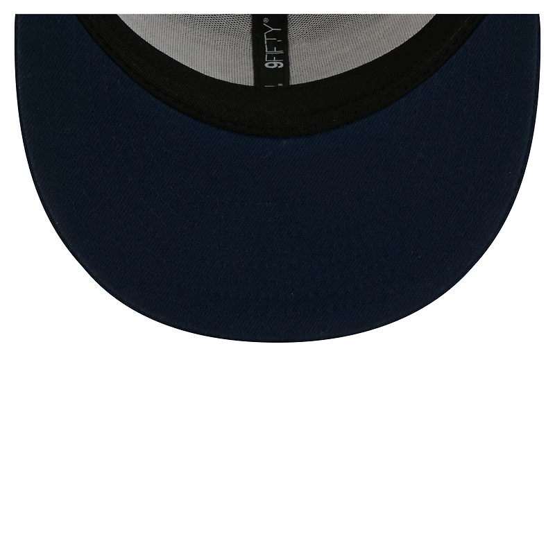 Casquette trucker snapback New Era 9FIFTY Core Team bleu marine pour homme