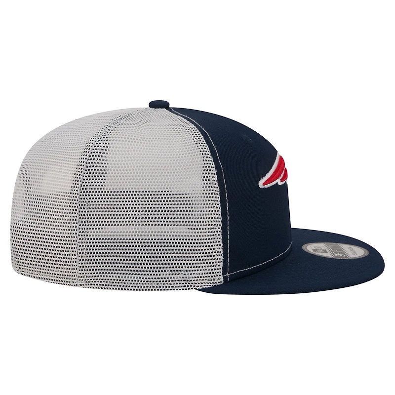 Casquette trucker snapback New Era 9FIFTY Core Team bleu marine pour homme