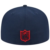 Casquette ajustée New Era bleu marine England Patriots Main 59FIFTY pour homme