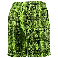 Men's New Era Neon Green England Patriots Summer Pop Shorts