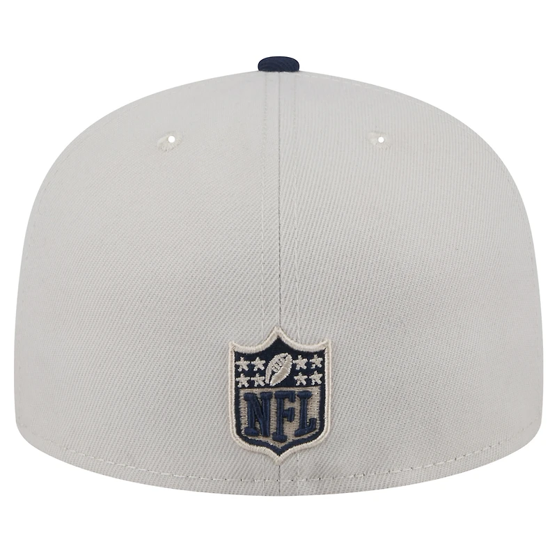 Casquette ajustée Stoney 59FIFTY des New England Patriots Era pour hommes