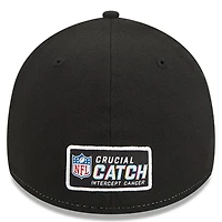Casquette flexible New Era England Patriots 2023 NFL Crucial Catch 39THIRTY pour homme rose