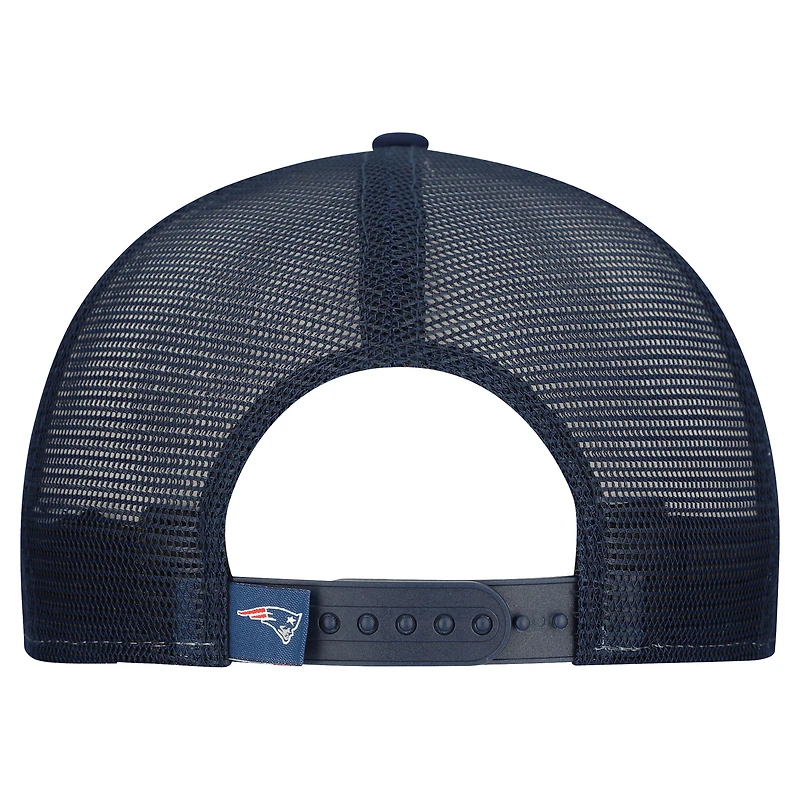 Casquette snapback New Era 9FIFTY rouge/bleu marine New England Patriots pour homme