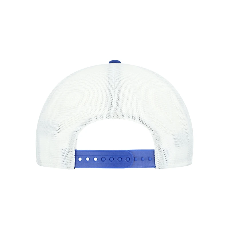 Men's New Era Royal/White New England Patriots Patch 19TWENTY Adjustable Hat