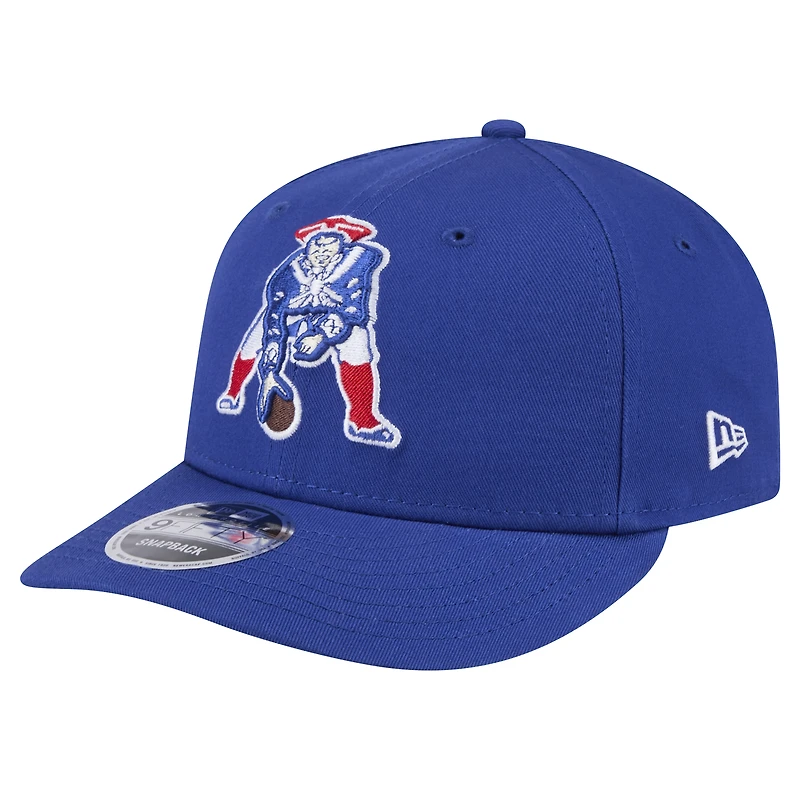 Casquette à visière plate 9FIFTY Royal New England Patriots de New Era pour homme