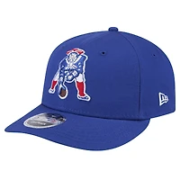 Casquette à visière plate 9FIFTY Royal New England Patriots de New Era pour homme
