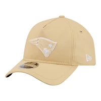 Casquette ajustable New Era Apex 9FORTY beige des New England Patriots pour homme