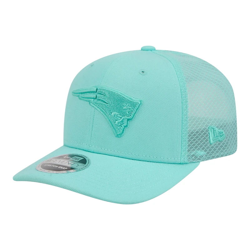 Men's New Era Turquoise New England Patriots Color Pack 9SEVENTY Adjustable Hat
