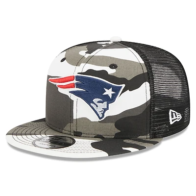 Casquette snapback de camionneur 9FIFTY New England Patriots New Era Urban Camo pour hommes
