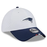 Casquette New Era 39THIRTY Flex blanche/bleu marine pour homme