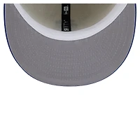 Casquette ajustée New Era England Patriots Throwback Main 59FIFTY pour homme, blanc/bleu roi