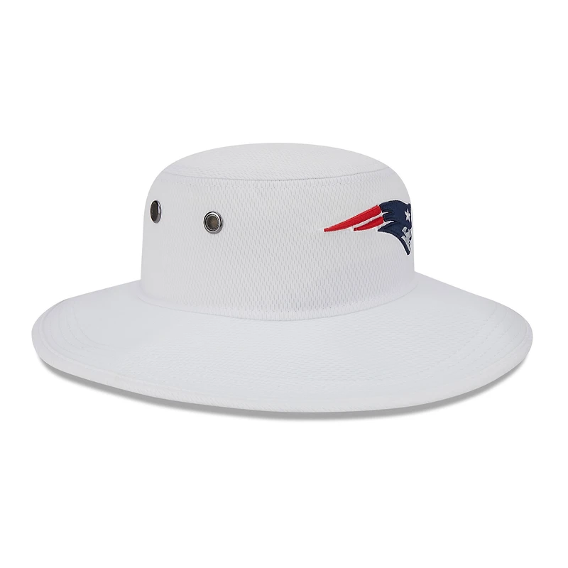 Chapeau bob panama New England Patriots 2023 NFL Training Camp New Era pour homme, blanc
