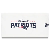 Bandeau blanc New Era pour homme, collection Rivalries 2025, New England Patriots