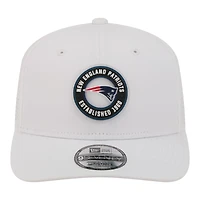 Men's New Era  White New England Patriots COOLERA 9SEVENTY Adjustable Hat