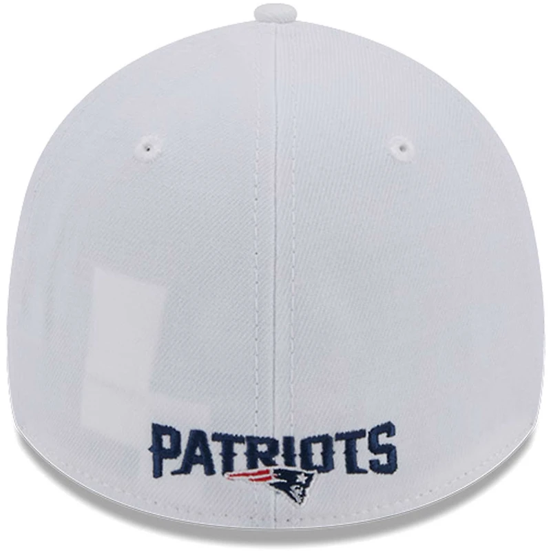 Casquette flexible principale 39THIRTY des New England Patriots Era pour hommes, blanche