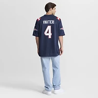 Men's Nike Adam Vinatieri Navy New England Patriots Team Retired Game Jersey