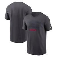 Men's Nike Anthracite New England Patriots Team City Essential T-Shirt