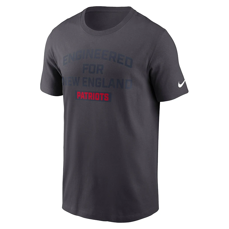 Men's Nike Anthracite New England Patriots Team City Essential T-Shirt