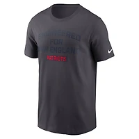 Men's Nike Anthracite New England Patriots Team City Essential T-Shirt