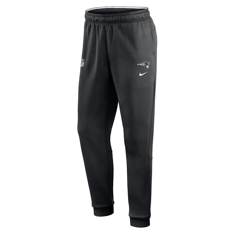 Pantalon de jogging Nike New England Patriots 2023 Sideline Performance noir pour homme