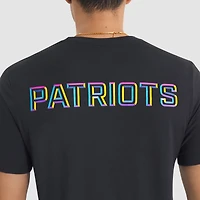 T-shirt Nike noir New England Patriots 2025 Crucial Catch Tri-Blend Dri-FIT pour homme