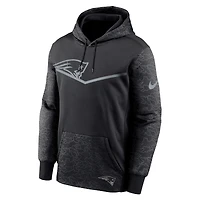Chandail à capuchon performance chevrons RFLCTV des Patriots de la Nouvelle-Angleterre Nike pour homme - Noir