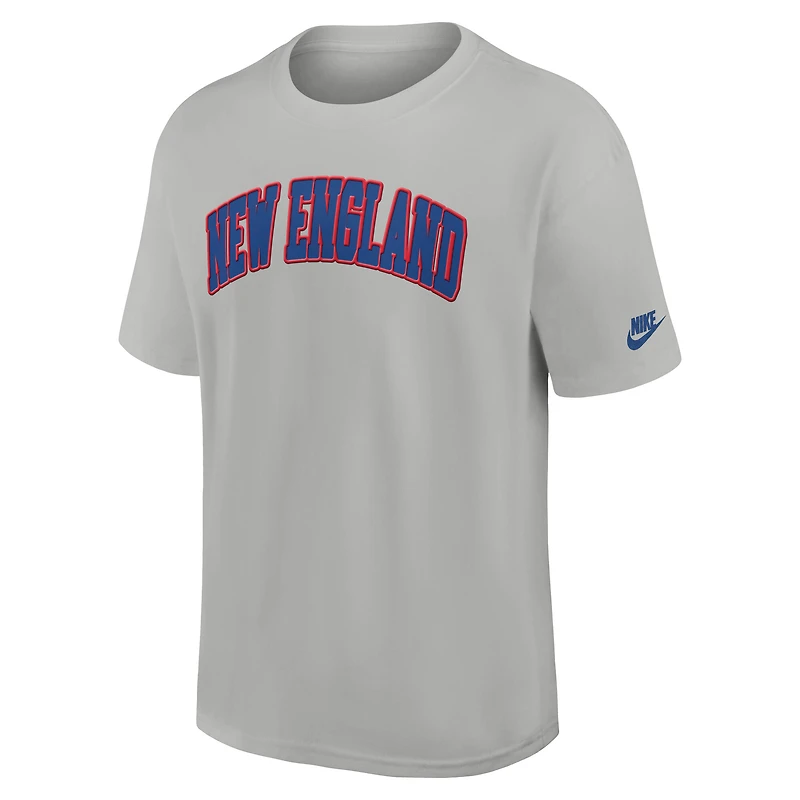 Men's Nike Gray New England Patriots Rewind Statement Max90 T-Shirt