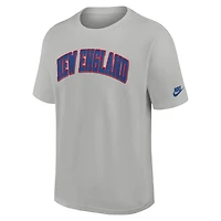 Men's Nike Gray New England Patriots Rewind Statement Max90 T-Shirt