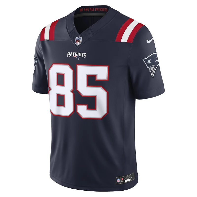 Men's Nike Hunter Henry Navy New England Patriots Vapor F.U.S.E. Stitched Limited Jersey